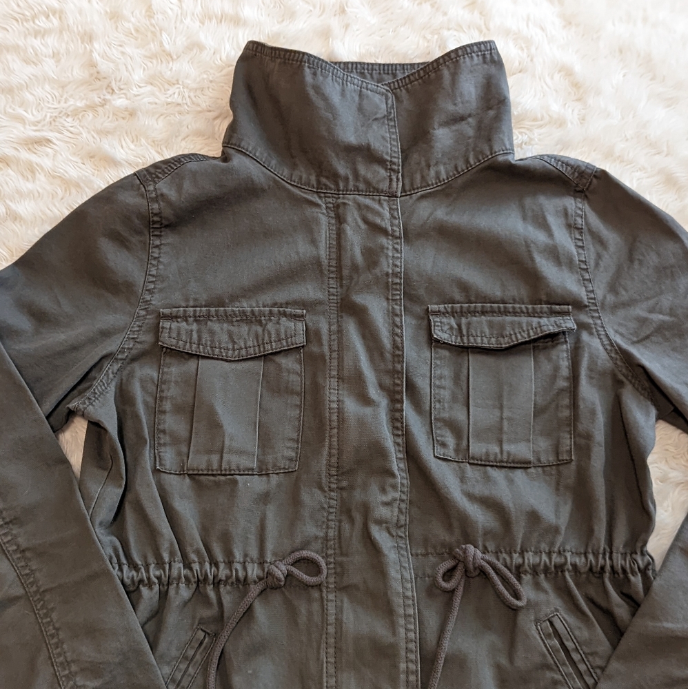 Olive Cargo Old Navy Khaki Green Jacket - Picture 5 of 16